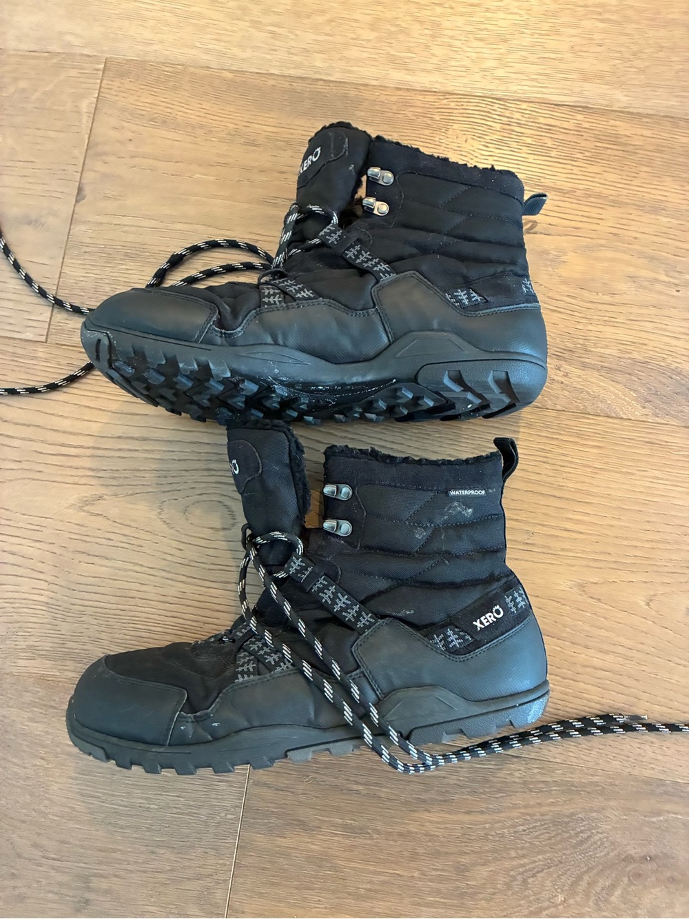 Xero Black Waterproof Men's Winter Boots
